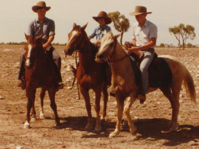 Neville, Damian Finter and Ashley. Norfolk Station