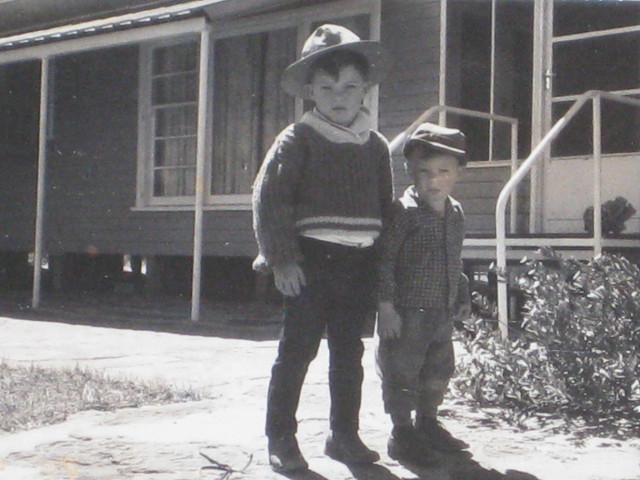 Neville and Ashley  Ooratippra Station late 60's