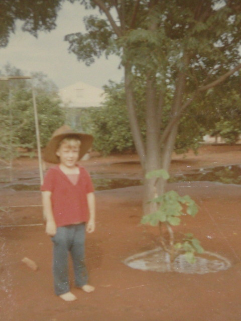 Neville at Ooratippra Station  late 60's