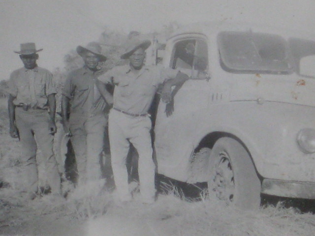 Percy Major, Johno Mahoney and Sonny . Tobermory late 50's